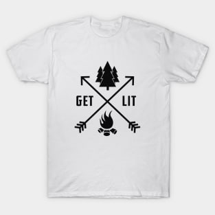 Camping - Get Lit T-Shirt